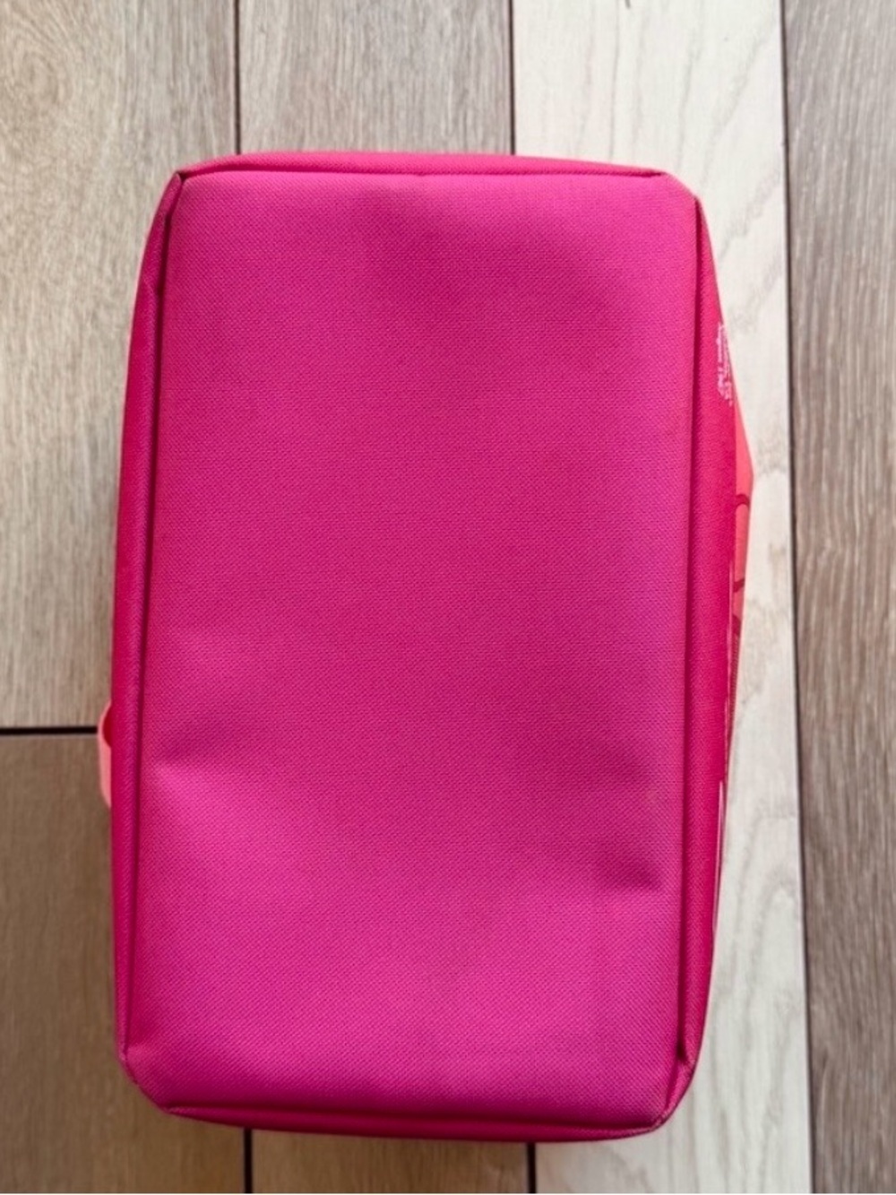 NEW! Trader Joe’s limited edition pink on pink insulated mini lunch bag tote - Picture 2 of 5